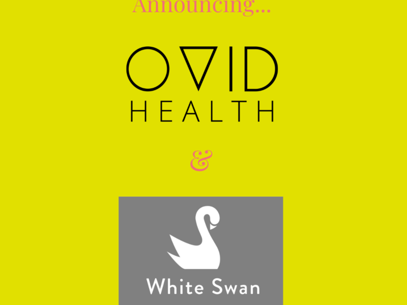 OVID and White Swan logos